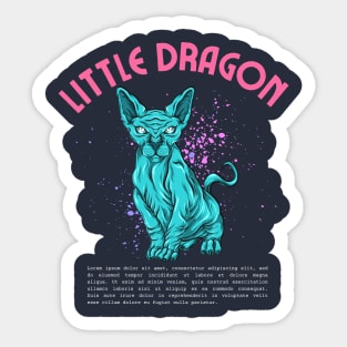 little dragon Sticker